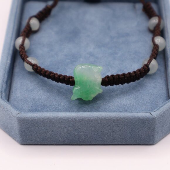 Jade Pig Woven Bracelet - Picture 2 of 4